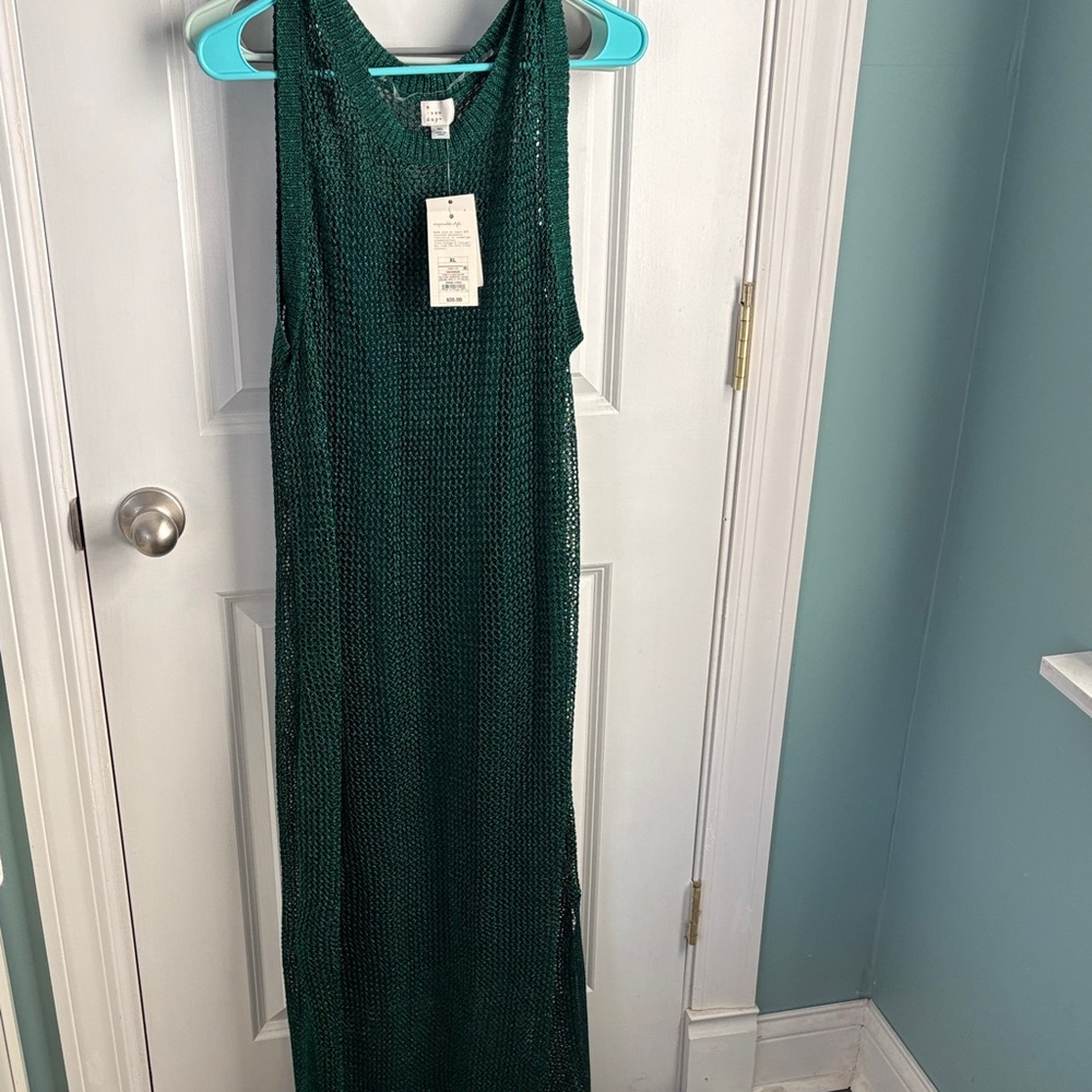 A New Day Forest Green Maxi Dress